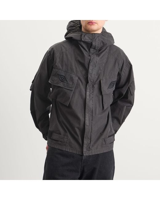 Umbro by Slam Jam Black Mid Field Jacket for men