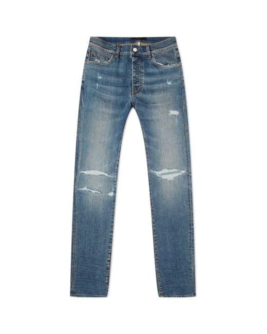 Amiri Blue Fractured Jeans for men