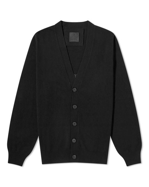 Givenchy Black Archetype Logo Cardigan for men