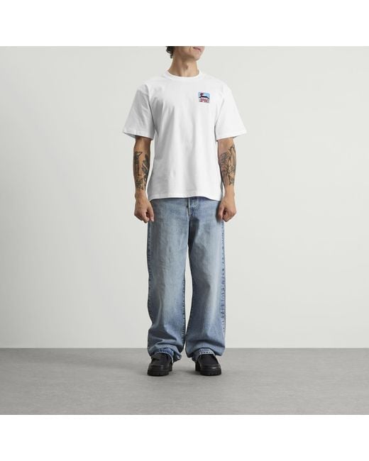Edwin White Sunset On Fuji San T-Shirt for men