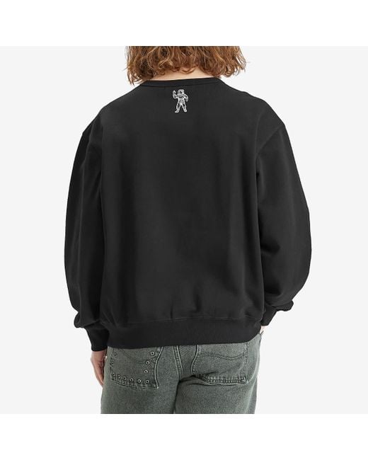 BBCICECREAM Black Arch Logo Crew Sweatshirt for men