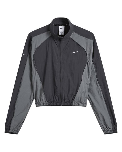 Nike Gray Swift Uv Repel Running Jacket