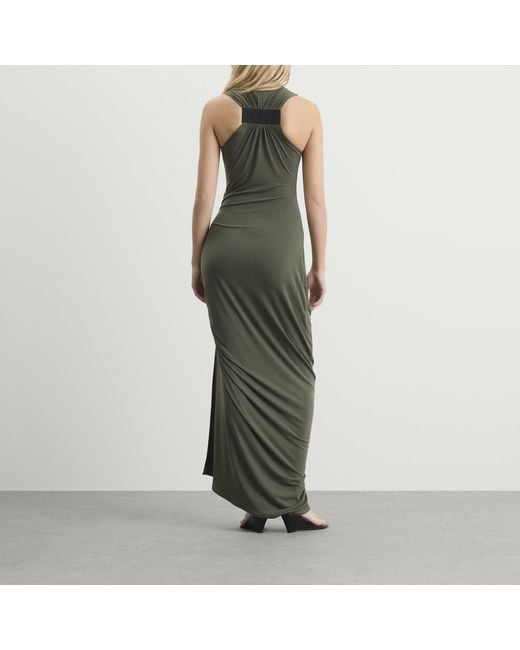 Coperni Green Taped Suspended Dress