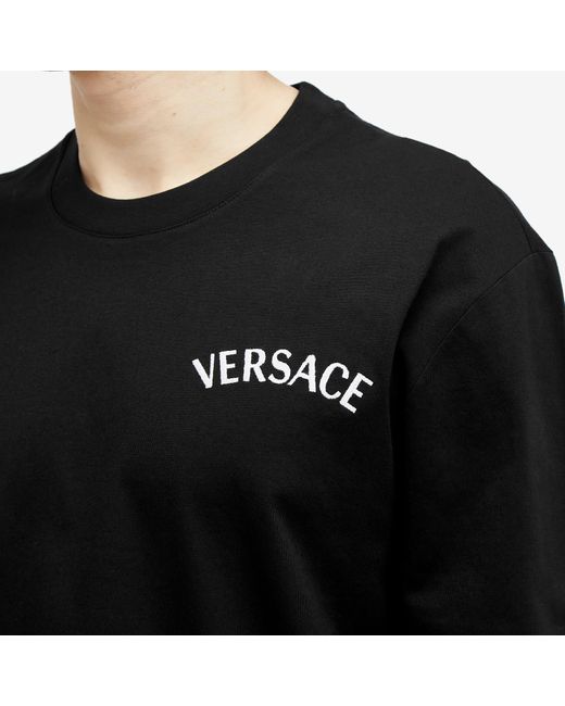 Versace Black Milano L/S T-Shirt for men