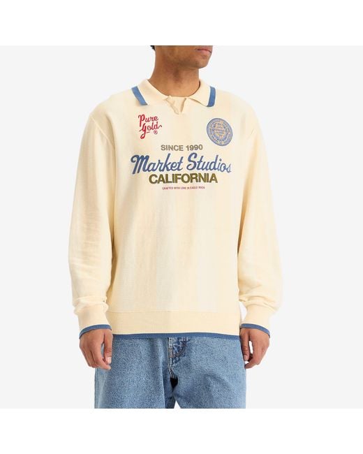 Market Natural Pure Collared Sweater for men
