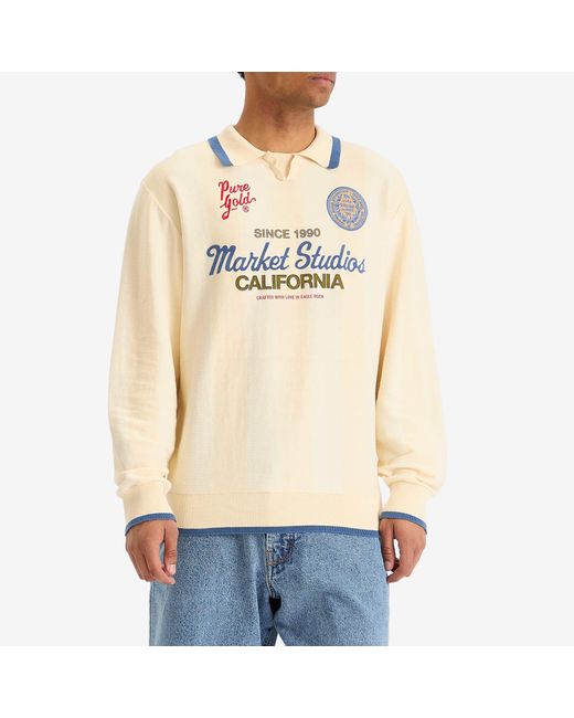 Market Natural Pure Collared Sweater for men