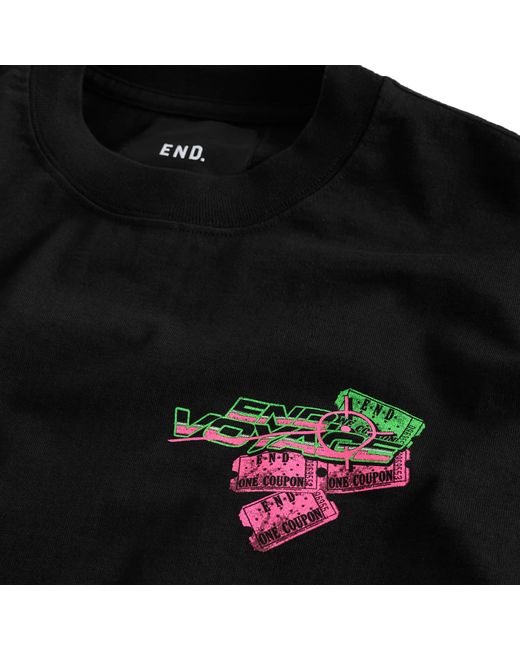 END. Black Coastal Arcade Voyage T-Shirt