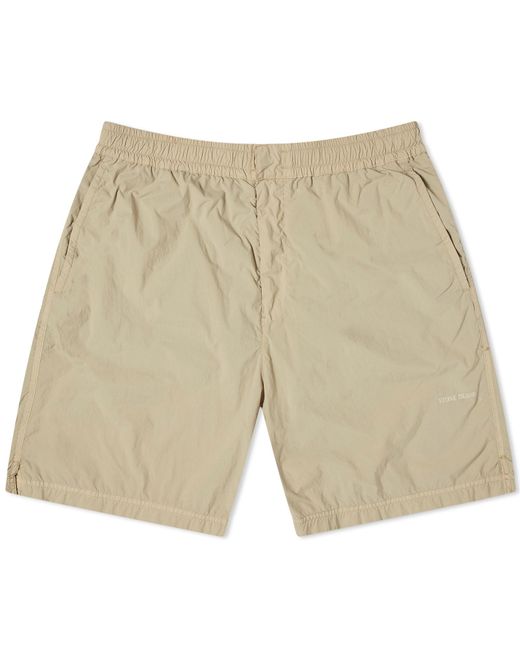Stone Island Natural Ghost Swim Shorts for men