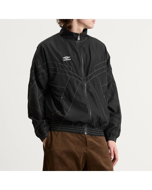 Umbro Black Relaxed Track Jacket for men