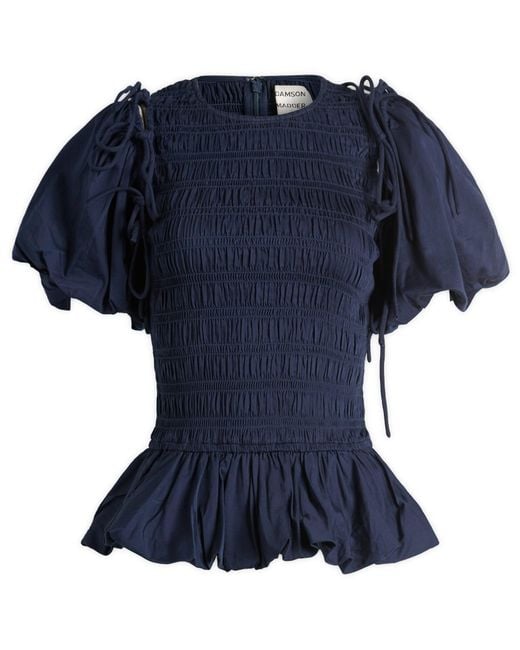 Damson Madder Blue Becca Blouse Presented By End