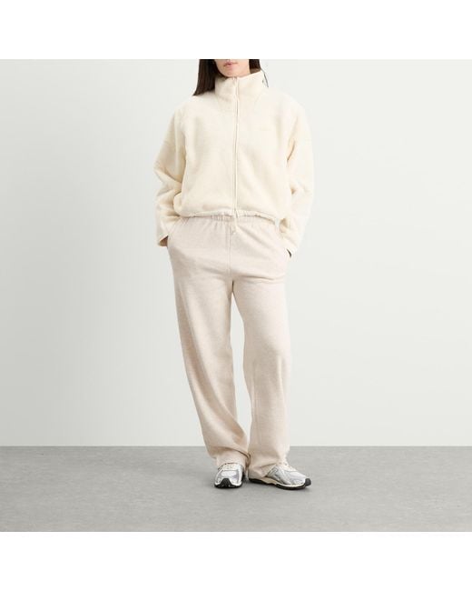 Skims Natural Teddy Sherpa Zip Up