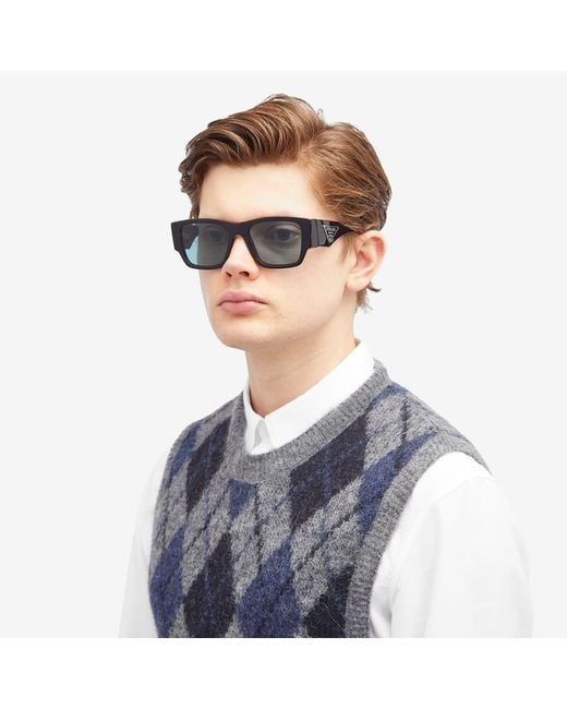 Prada Black 10Zs Sunglasses for men