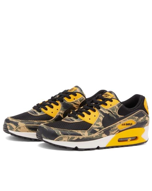 Nike Yellow Air Max 90 Prm Sneaker for men