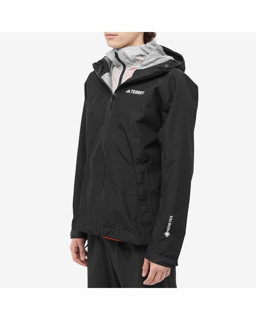 Adidas Black Xperior Gore-Tex Packable Jacket for men
