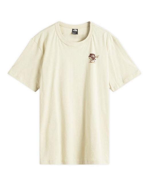 The North Face Natural Out Of Office Graphic T-Shirt for men