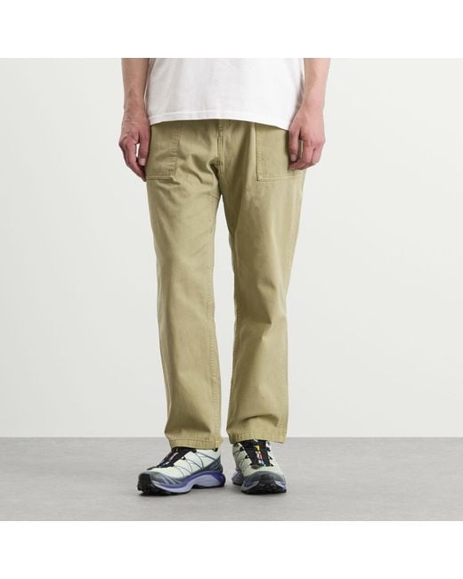 Gramicci Green Loose Tapered Ridge Pant for men