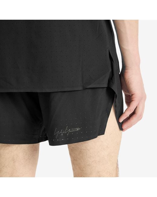 Y-3 Black Run Shorts for men
