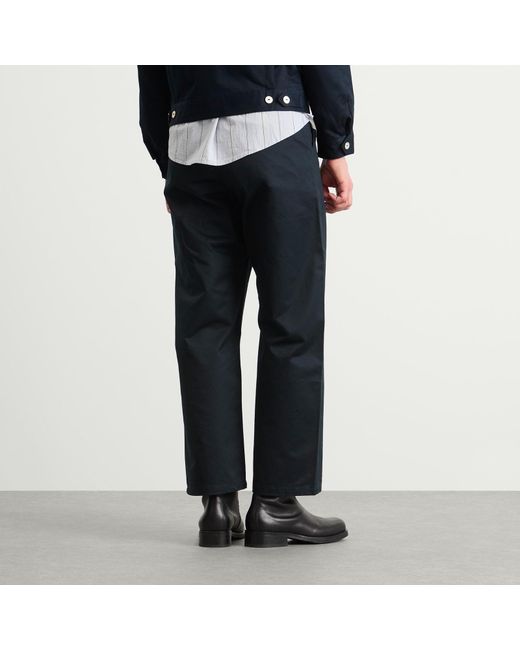 Late Checkout Blue Work Trousers for men