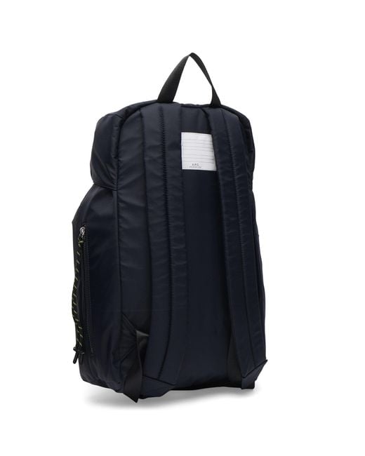 A.P.C. Blue Sac A Dos Trek 2.0 Back Pack for men