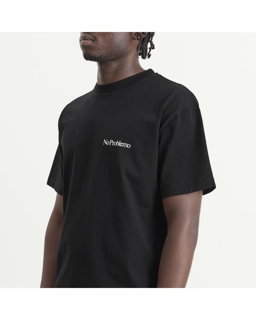 No Problemo Black Space Block Ss T-Shirt for men