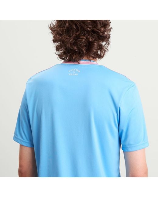 Adidas Blue Inter Miami Cf 2025 3Rd Jersey Top for men