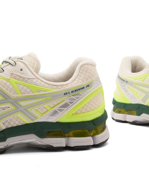Asics White Gel-Kayano 20 Sneaker