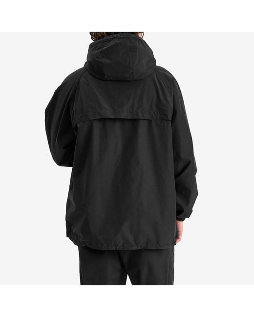 Snow Peak Black Light Mountain Cloth Zip Up Parka Jacket for men