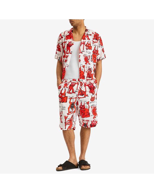 Endless Joy Red Devil Shorts for men