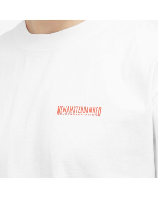 New Amsterdam Surf Association White Nasa Tourist T-Shirt for men