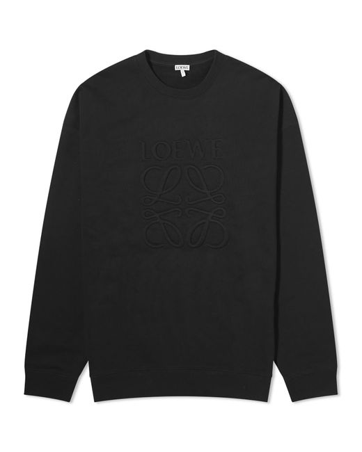 Loewe Black Tonal Logo Sweater for men