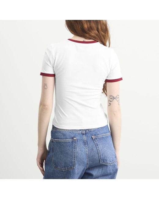 Ahluwalia White Vinyl Baby T-Shirt