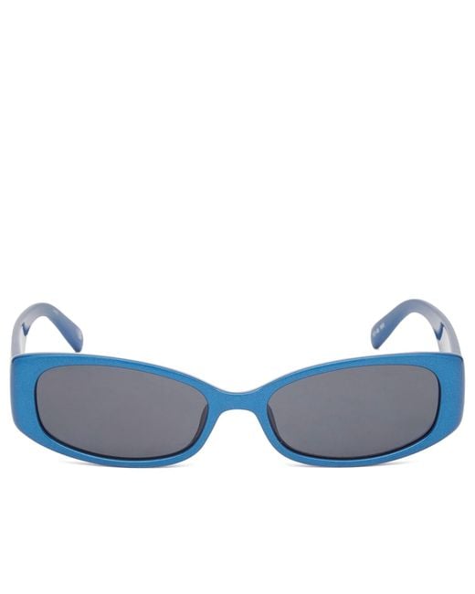 Le Specs Blue Starlight Sunglasses
