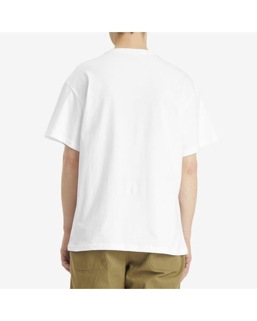Dubbleware White Hoffman T-Shirt for men