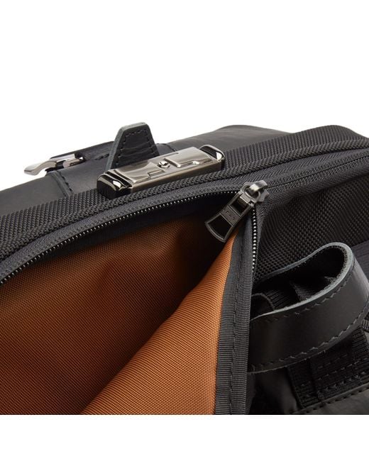 Master Piece Black Bump Backpack for men