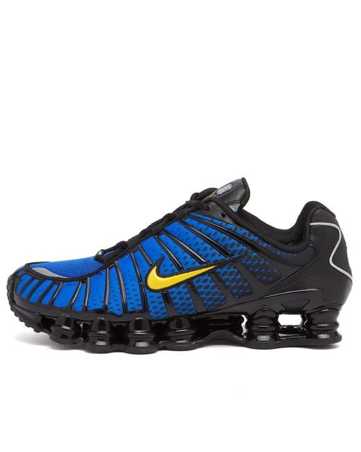 Nike Blue Shox Tl Fb Sneaker for men