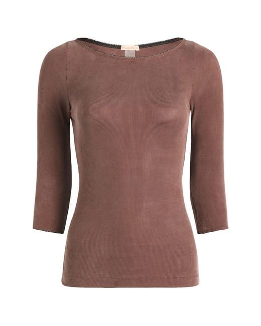 Fruity Booty Brown Second Skins 3/4 Length Top
