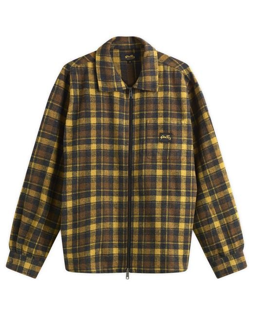 Stan Ray Green Zip Shirt for men