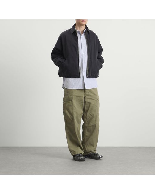 Unlikely Dry Goods Green Big Side Pocket Bdu Pants for men