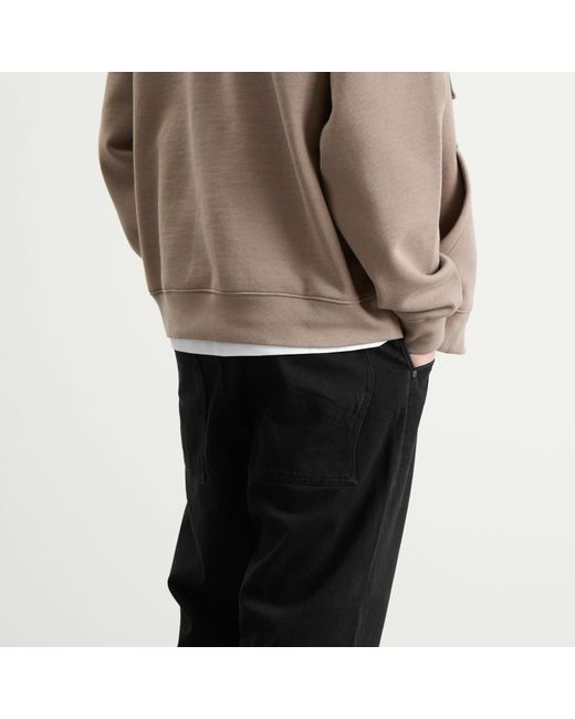 Dime Black Relaxed Denim Pants for men