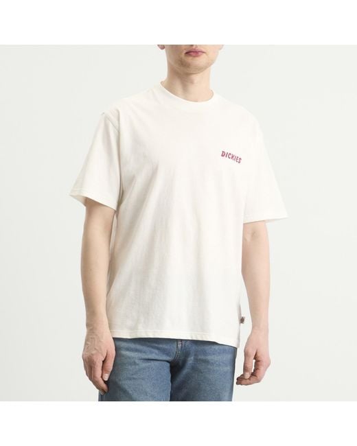 Dickies White Dry Ridge T-Shirt for men