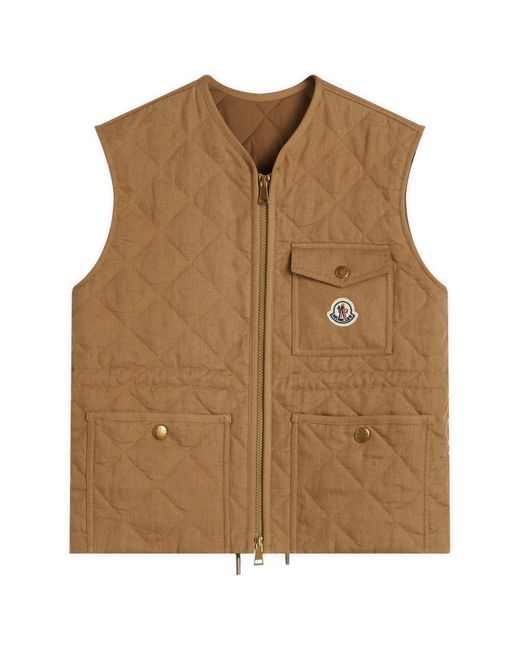 Moncler Natural Vigny Padded Gilet