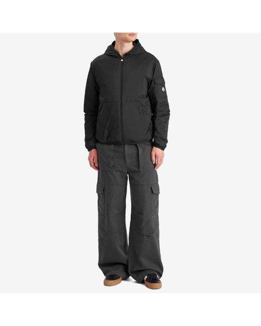 Moncler Black Recycled Longue Saison Opaque Monteynard Jacket for men