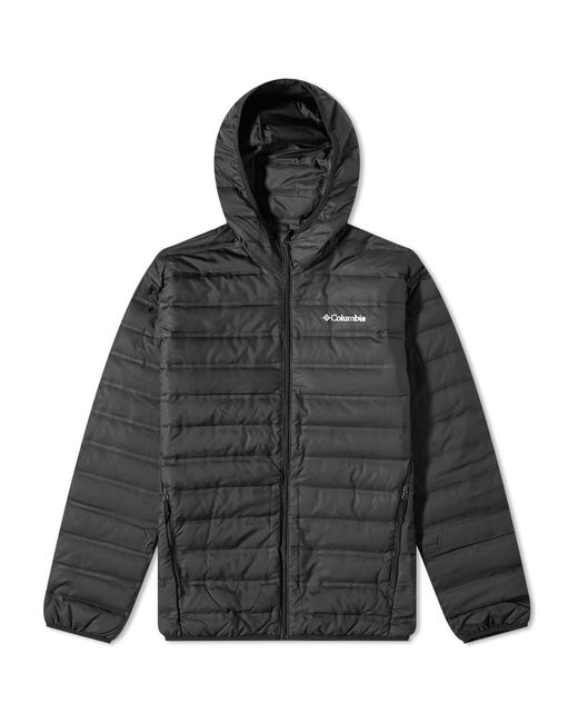 Columbia Synthetic Lake 22 Down Hooded Jacket in Black for Men Lyst