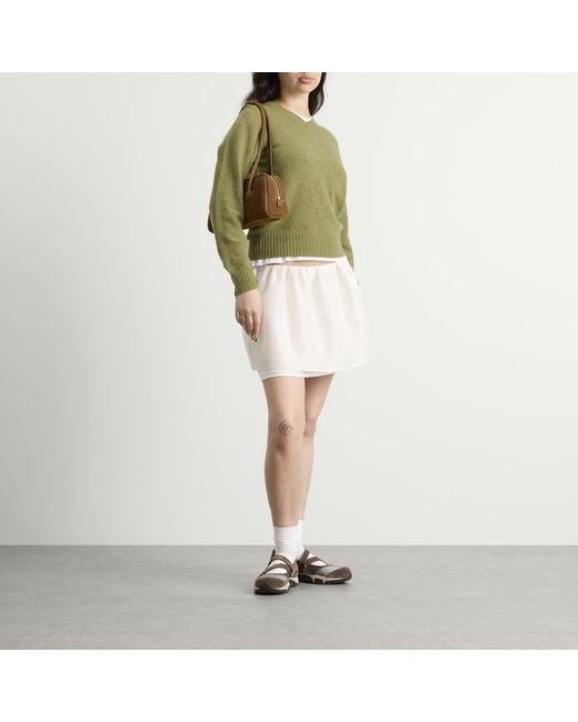 NOTHING WRITTEN Green Marsh V-Neck Pullover