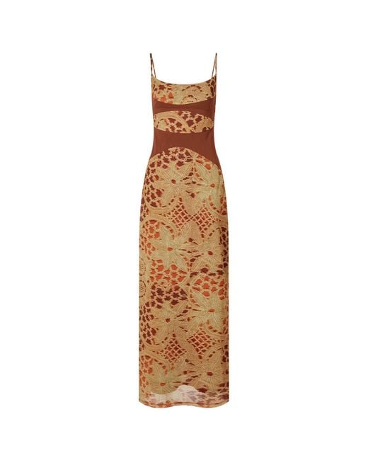 Miaou Metallic Gia Dress