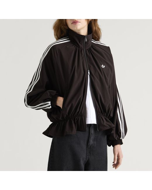 Adidas Black Blousy Oversized Track Top