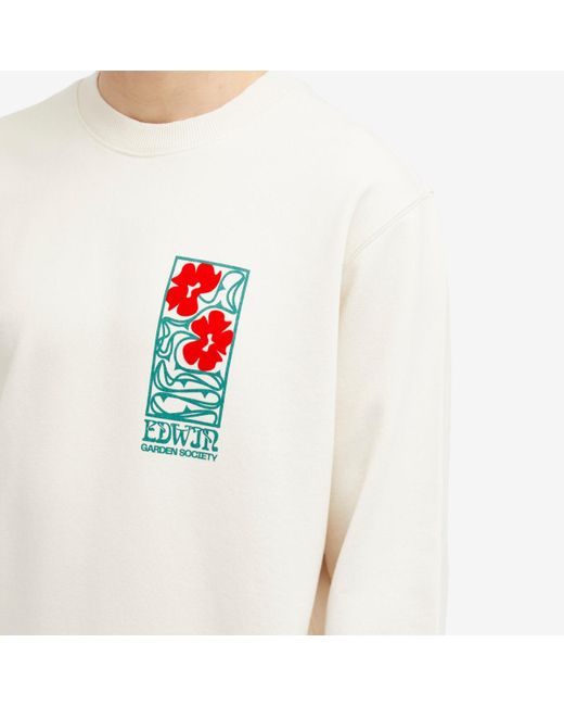 Edwin White Garden Society Crew Sweater for men