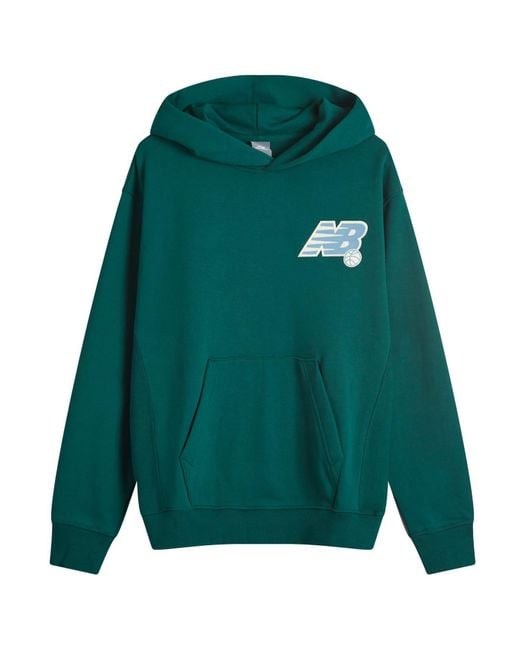 New Balance Green Athletics Relaxed 550 League Hoodie