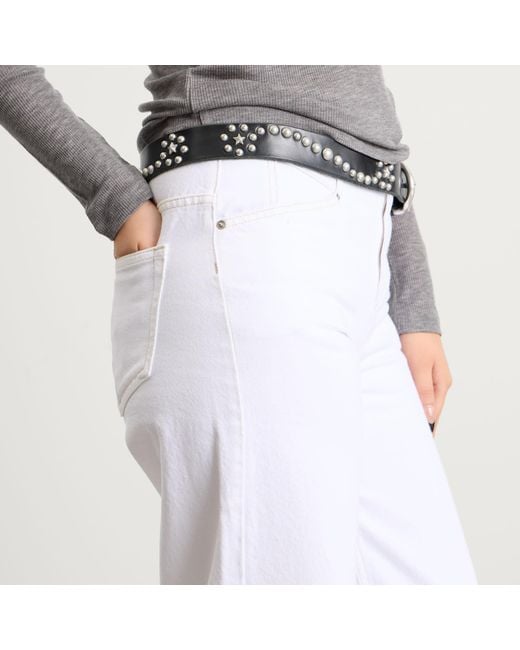 Isabel Marant White Lemony Jeans