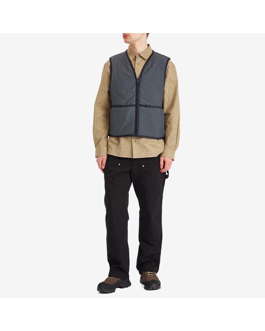 Merely Made Blue Reversible Vest for men